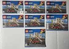 LEGO Downtown Fire Brigade City Fire 60216 Manuals ONLY 1-9 Complete