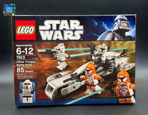Star Wars Lego 7913 Clone Trooper Battle Pack EMPTY BOX ONLY
