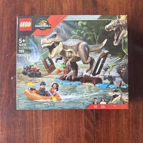 76975 LEGO Jurassic World T Rex River Escape Dinosaur Toy New Sealed