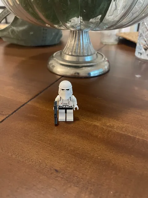 lego star wars snow trooper minifigure white