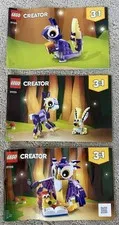 LEGO 31125 Creator 3 in 1 Instruction Manual Set Complete Owl Manuals