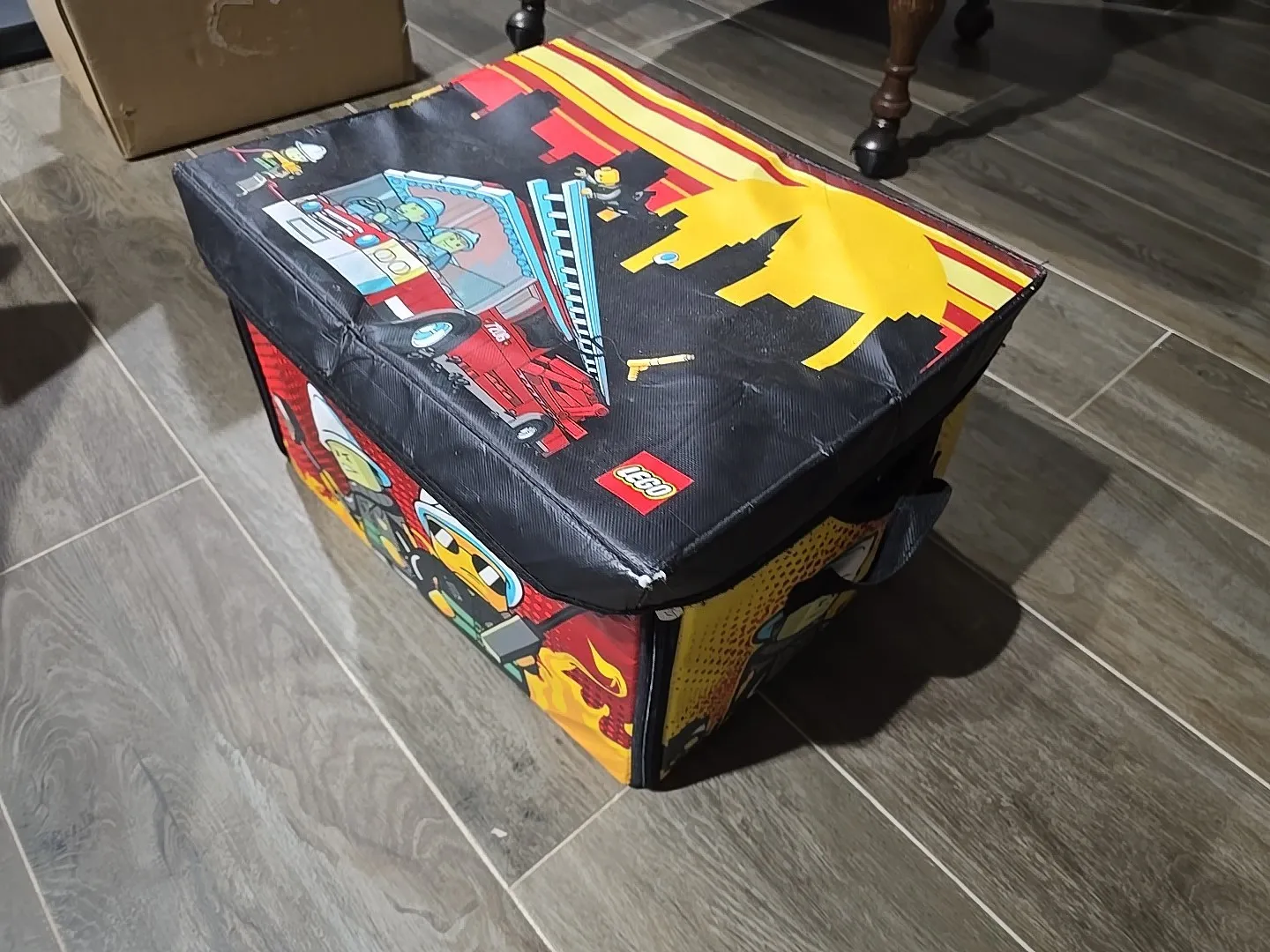 LEGO Storage - ZipBin: City Fire Toy Box / Storage & Playmat
