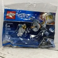 Lego Space Satellite New Sealed in Hand NASA Space-X ESA Astronaut 30365