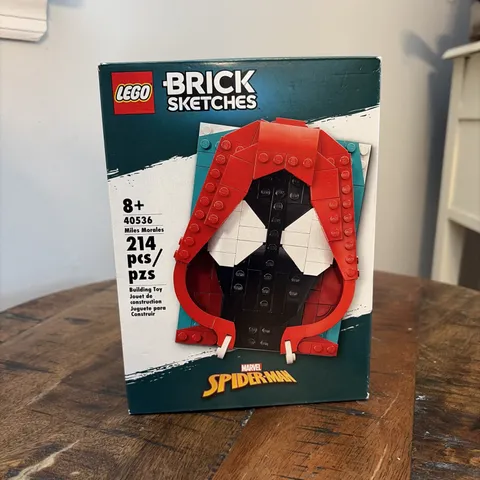 LEGO 40536 Brick Sketches: Miles Morales Spider-Man - NEW & SEALED - RETIRED