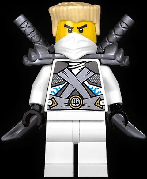 Lego Ninjago Zane Minifigure Rebooted Stone Armor  NJO0106