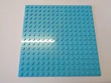 lego plate plate 16 x 16 91405 Dark Azur