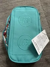 LEGO Travel Organizer Bag 10” Brick Turquoise Storage Case RDP #113568 NWT