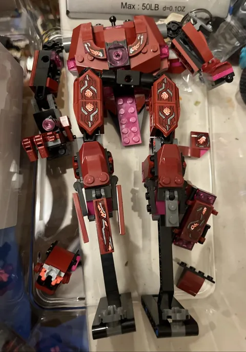 LEGO 76155 Marvel The Eternals In Arishem’s Shadow Building Kit Partial Build