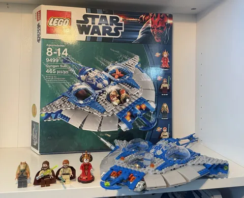 Lego 9499 Gungan Sub 100% Complete With Box And Instructions Adult Owned