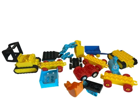 LEGO Duplo Construction Vehicle Parts Lot Cars Train Part Misc. Mixed Building