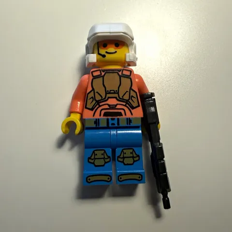 Brick Tactical Crazy Combo Coral Blue Space Marine Custom LEGO Minifigure