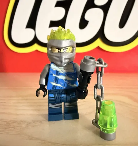 Lego Ninjago Jay FS Spinjitzu Slam Minifigure With Accessory