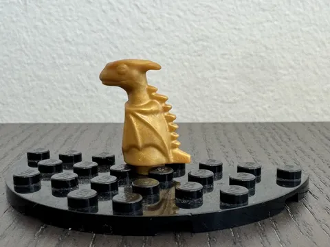 NEW Lego GOLD BABY DRAGON Animal Minifig/Minifigure Statue Hagrids Norbert 70505