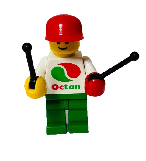 LEGO Octan Gas Station Minifigure Vintage Authentic