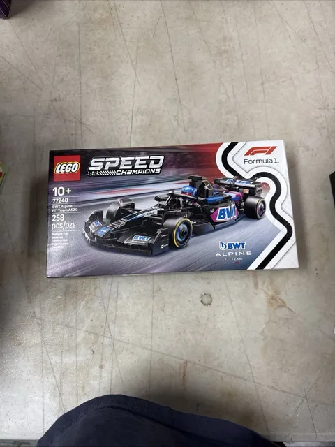 LEGO SPEED CHAMPIONS: Bwt Alpine F1 Team A524 Race Car (77248) Box Damage