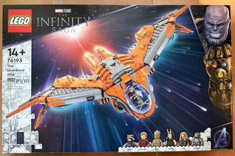 New LEGO Marvel Avengers: Endgame - The Guardians' Ship (76193) Star Lord, Groot