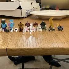 LEGO Star Wars Mixed Minifigure Parts Lot w/ Accessories & Helmets