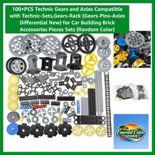DIY 118 Piece Technic Gears Set - Compatible with LEGO for Creative Minds