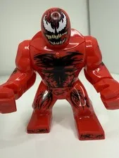 Big Fig Carnage Marvel Custom Minifigure Large Lego Compatible 