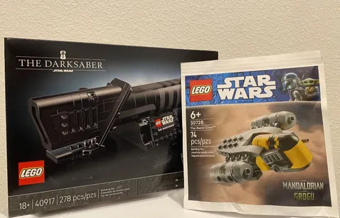 LEGO 40917 The Darksaber Star Wars GWP - Brand New in Sealed Box