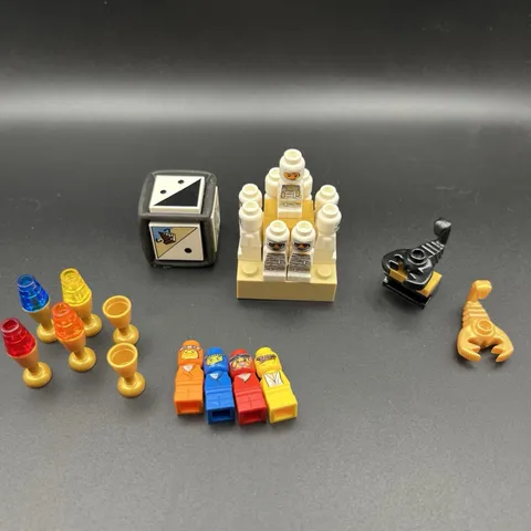 Lego 3843 Ramses Pyramid Game Replacement Pieces Movers Scorpions Dice