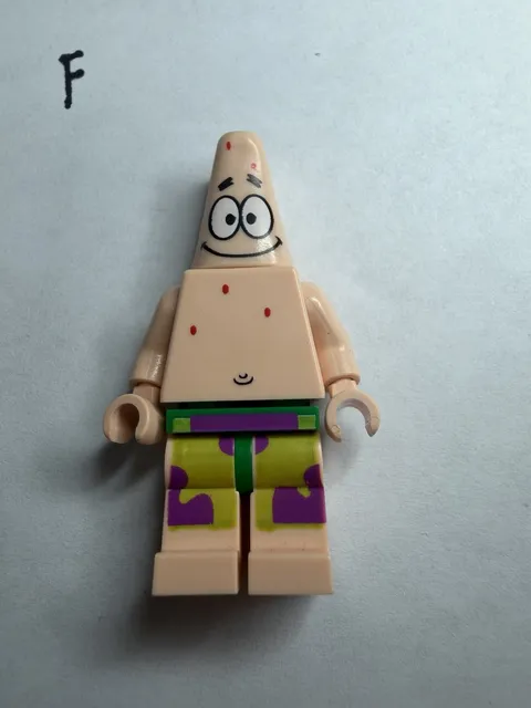 LEGO SpongeBob SquarePants Minifigure Patrick tongue out (Genuine)