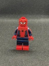Lego Spider-Man - Black Web Pattern, Red Torso Small Vest, Red Boots Sh0420