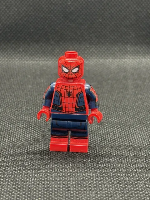 Lego Spider-Man - Black Web Pattern, Red Torso Small Vest, Red Boots Sh0420