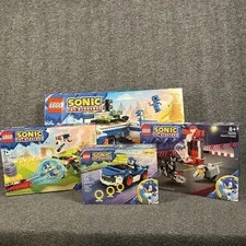NIB Sealed LEGO Sonic Lot 76995 77001 77006 77117 Shadow Team Sonic Speedster