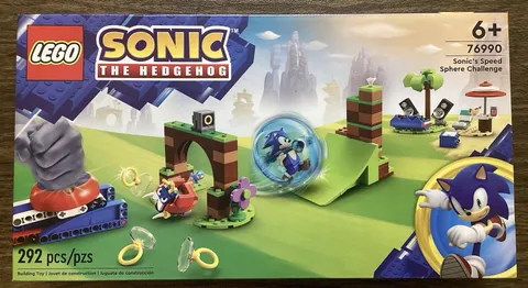 Lego 76990 Sonic The Hedgehog Sonic's Speed Sphere Challenge New Sealed Retired 