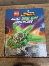 LEGO Book DC Comics Super Heroes Build Your Own Adventure - Hardcover Book Used