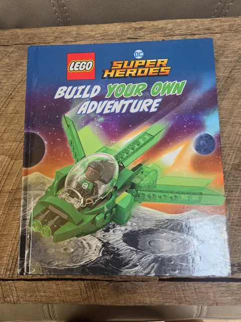 LEGO Book DC Comics Super Heroes Build Your Own Adventure - Hardcover Book Used