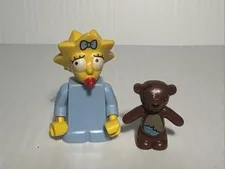 LEGO Simpsons Maggie Simpson Minifigure sim005 Series 1 71005 Bobo Bear Genuine