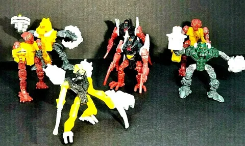 Lego Bionicles Action Figures McDonald’s Happy Meal 7 figures 2006, 07 & 08