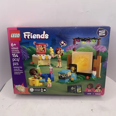 LEGO 42642 Friendship Movie Night Friends Set – New Sealed – Light-up Projector!