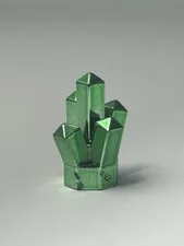 LEGO Chrome Green Rock 1 x 1 Crystal with 5 Points (28623 / 30385)