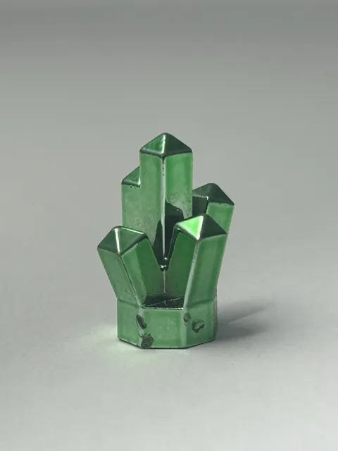 LEGO Chrome Green Rock 1 x 1 Crystal with 5 Points (28623 / 30385)