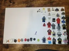 LEGO Minifigure Parts Bulk Lot Mixed Heads Helmets Hair Torsos Legs Accessories