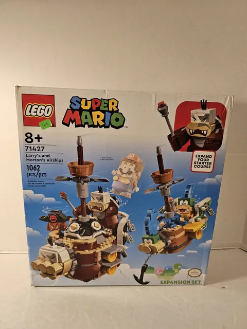 LEGO Super Mario 71427 Larry's and Morton’s Airships Expansion NEW OPEN/DMG BOX