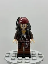 LEGO® Pirates of Caribbean Captain Jack Sparrow Minifig poc034 Black Pearl 4184