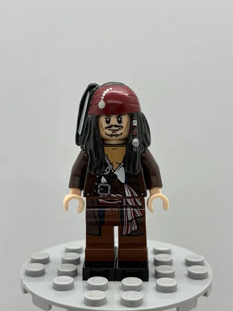 LEGO® Pirates of Caribbean Captain Jack Sparrow Minifig poc034 Black Pearl 4184