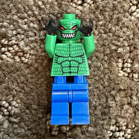 LEGO Batman Killer Croc Minifigure bat008 Rare Original Version