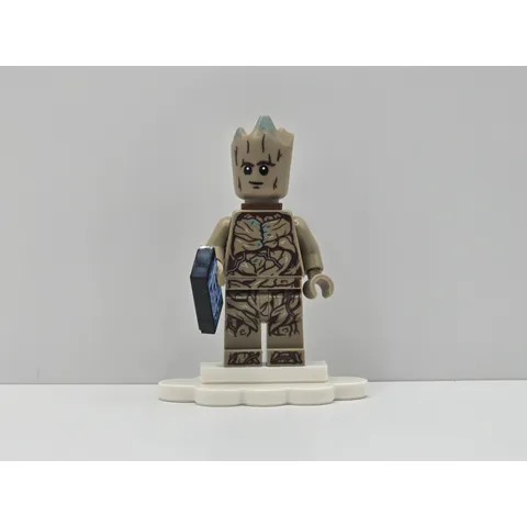 LEGO Marvel Groot Minifigure sh0836 with Phone New Guardians of the Galaxy