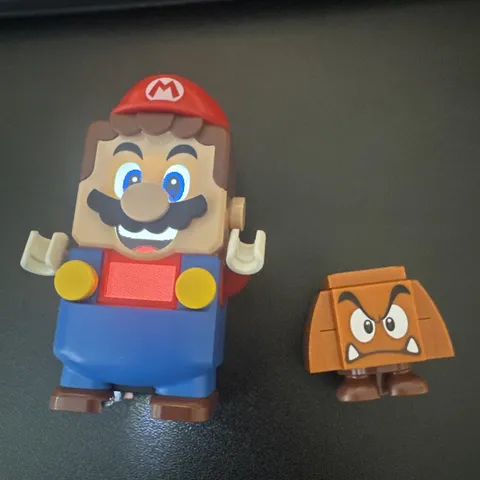 LEGO Super Mario Interactive Mario Figure & Goomba Character Lot Tested Working