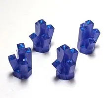 Lego - Lot of 4 - Trans Purple / Blue, Rock Gem Crystal