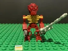 LEGO Bionicle Mini Toa Inika Jaller Minifigure bio005 8624 8892 8894 W/ Weapon