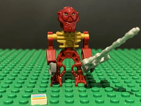 LEGO Bionicle Mini Toa Inika Jaller Minifigure bio005 8624 8892 8894 W/ Weapon