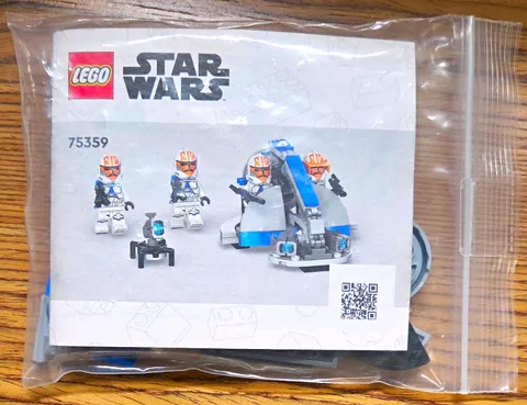 LEGO Star Wars 75359 Clone Trooper Battle Pack (2023). Vehicle Build Only.