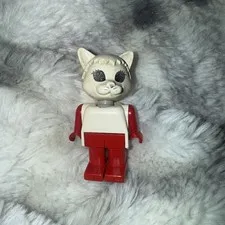 LEGO Cathy Cat Minifigure - Vintage FABULAND Cook (fab3h) 3676 3623 3646!