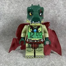 Lego Chima Croc Clock Jumbo Cragger Minifigure MiniFig Digital LCD Display